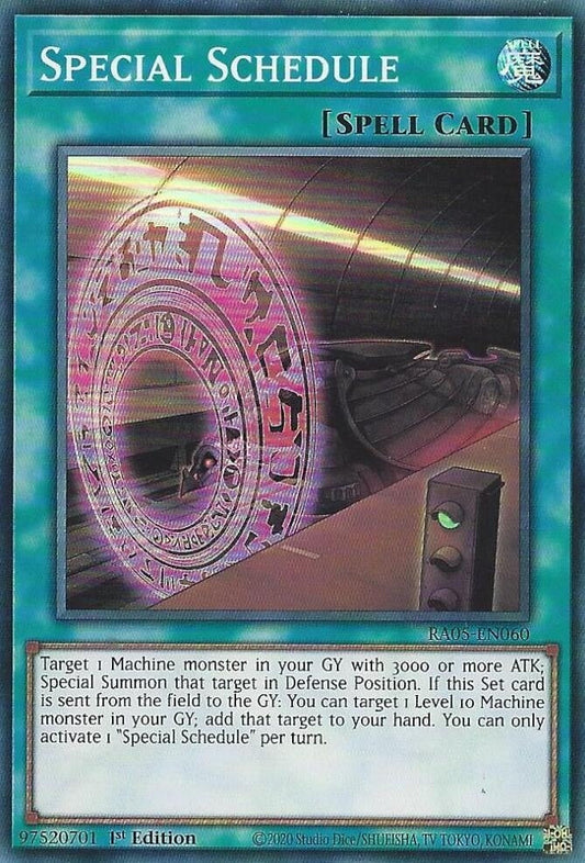 Special Schedule (RA05-EN060) (Rarity Collection 5)