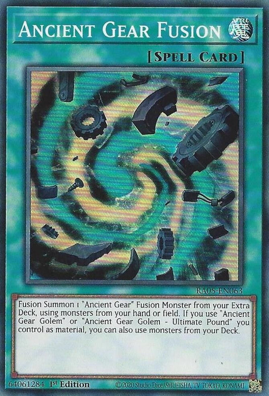 Ancient Gear Fusion (RA05-EN063) (Rarity Collection 5)