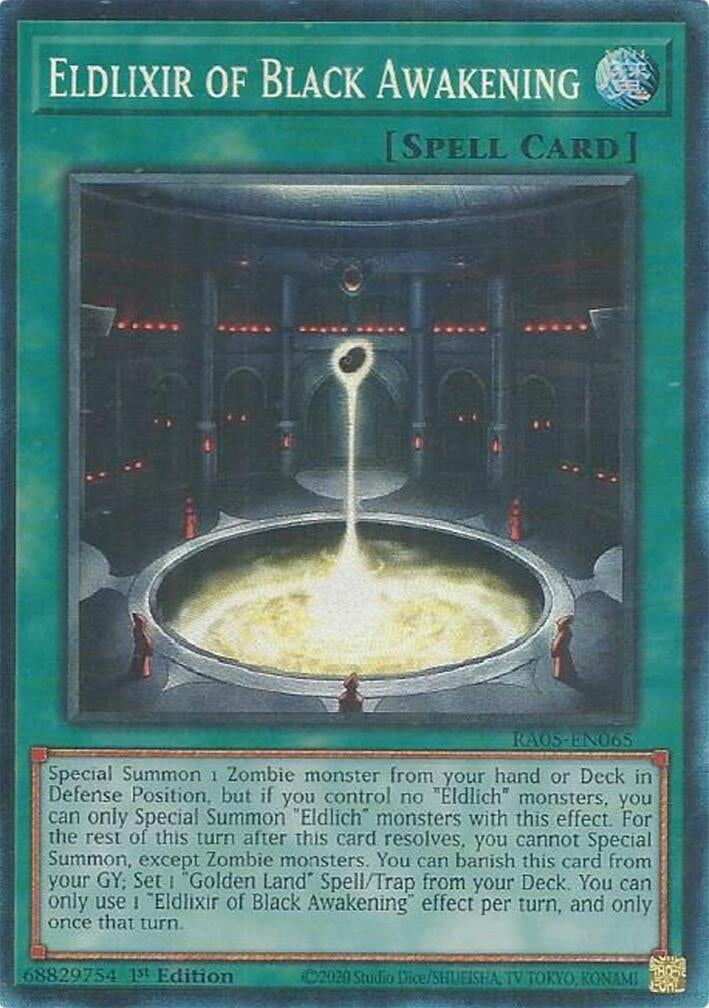 Eldlixir of Black Awakening (Collector's Rare) (RA05-EN065) (Rarity Collection 5)