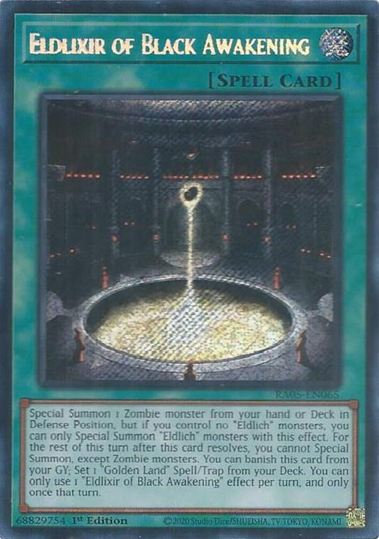 Eldlixir of Black Awakening (Secret Rare) (RA05-EN065) (Rarity Collection 5)