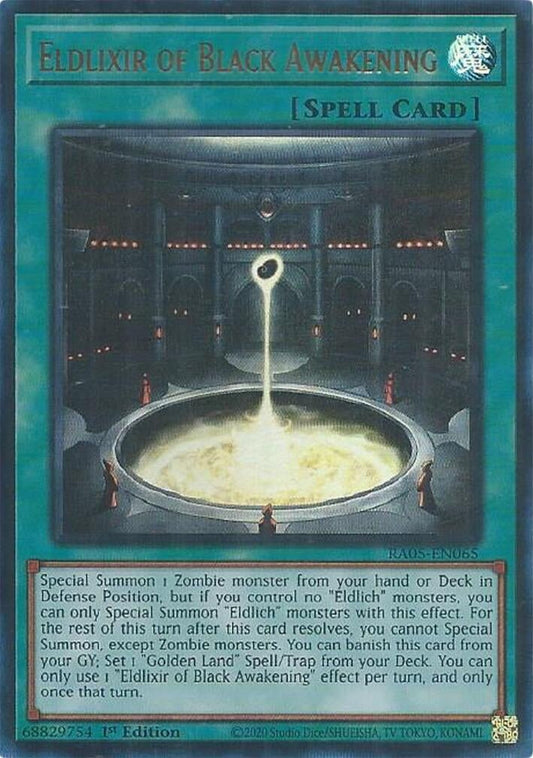 Eldlixir of Black Awakening (Ultra Rare) (RA05-EN065) (Rarity Collection 5)
