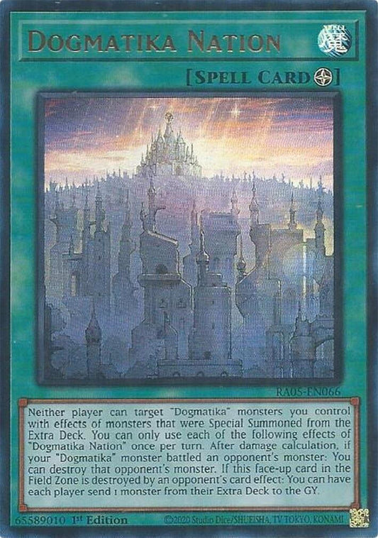 Dogmatika Nation (Ultra Rare) (RA05-EN066) (Rarity Collection 5)