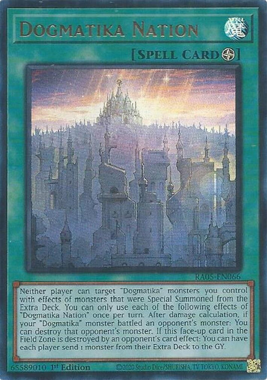 Dogmatika Nation (Ultra Rare) (RA05-EN066) (Rarity Collection 5)