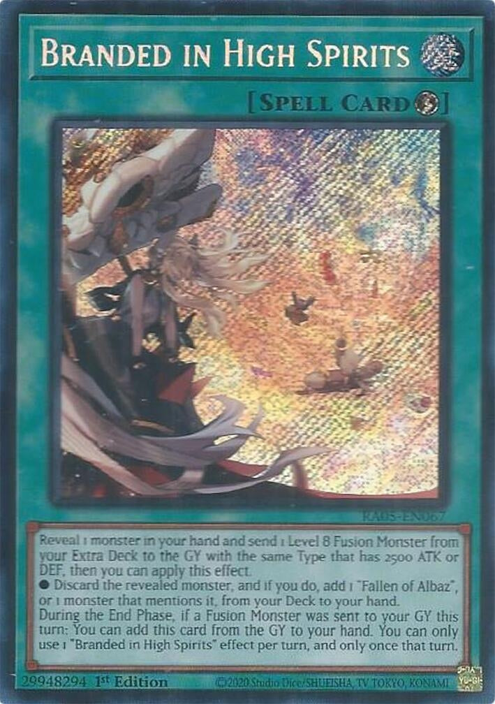 Image for Branded in High Spirits (Secret Rare) (RA05-EN067) (Rarity Collection 5) - YuGiOh