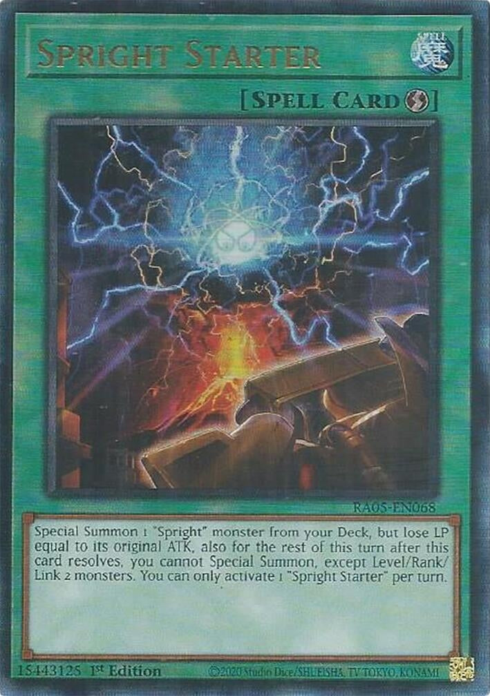 Spright Starter (Ultimate Rare) (RA05-EN068) (Rarity Collection 5)