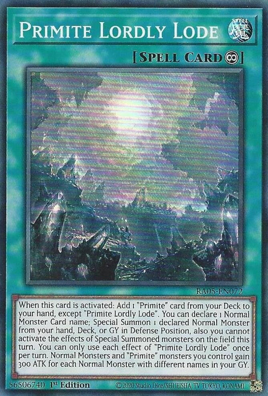 Primite Lordly Lode (RA05-EN072) (Rarity Collection 5)