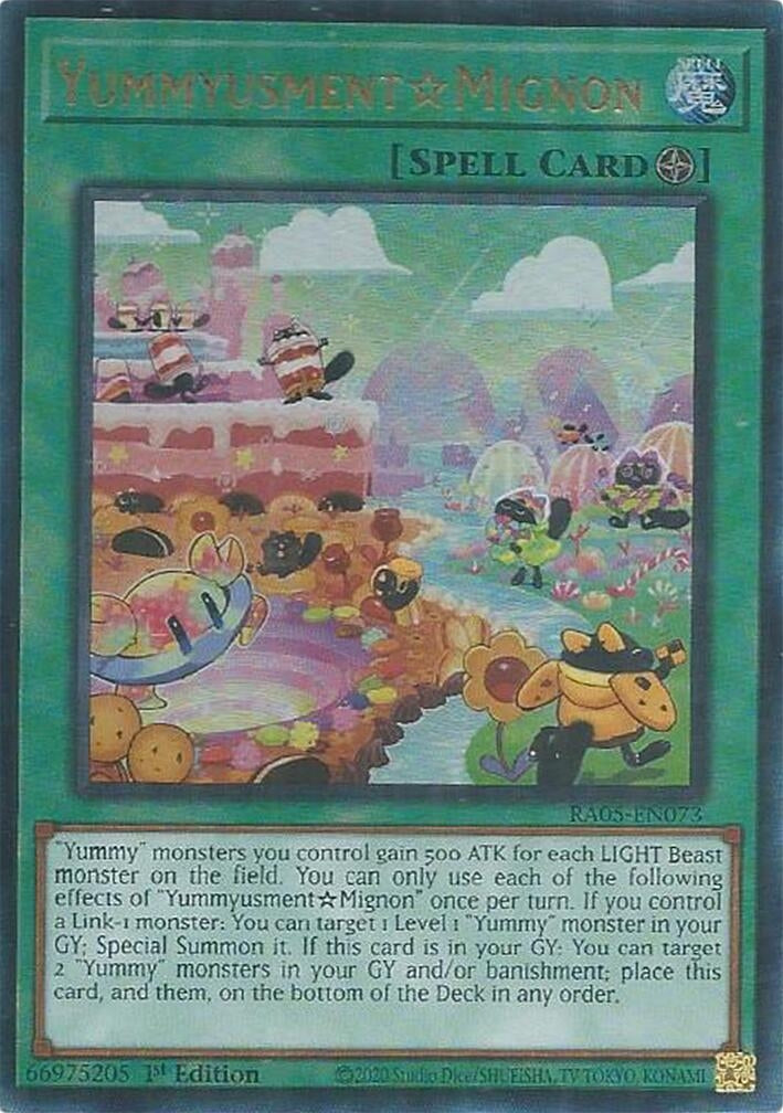 YummyusmentAcroquey (Ultimate Rare) (RA05-EN073) (Rarity Collection 5)