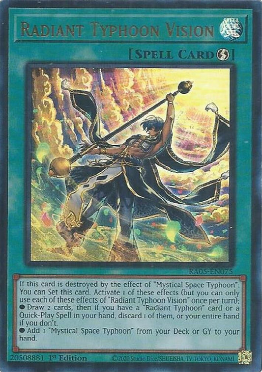 Radiant Typhoon Vision (Ultra Rare) (RA05-EN075) (Rarity Collection 5)