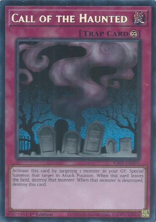 Call of the Haunted (Secret Rare) (RA05-EN076) (Rarity Collection 5)