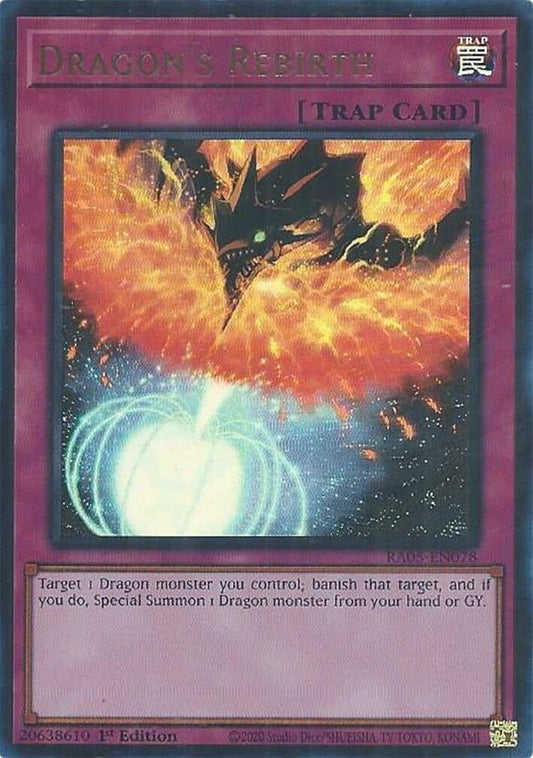 Dragon's Rebirth (Ultra Rare) (RA05-EN078) (Rarity Collection 5)