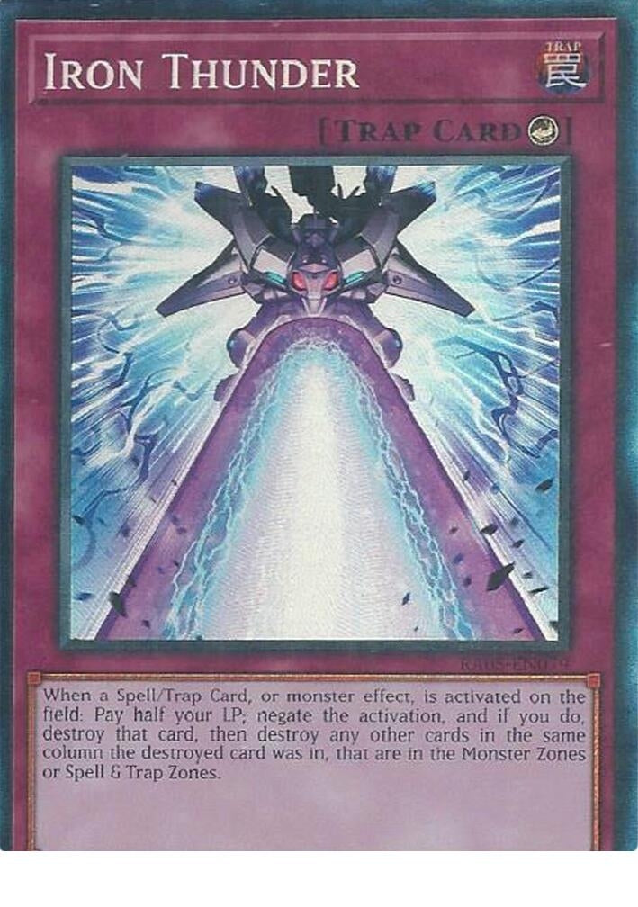 Iron Thunder (Collector's Rare) (RA05-EN079) (Rarity Collection 5)