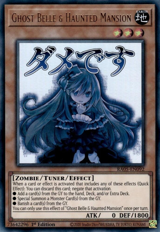 Ghost Belle & Haunted Mansion (RA05-EN092) (Rarity Collection 5)
