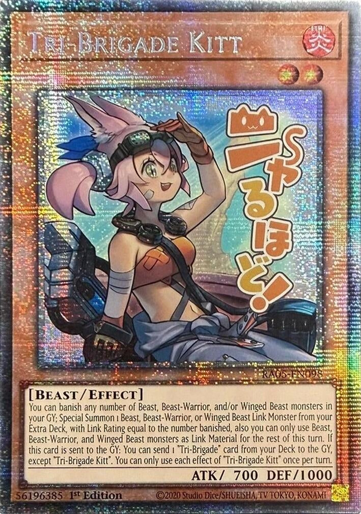 Tri-Brigade Kitt (Starlight Rare) (RA05-EN098) (Rarity Collection 5)