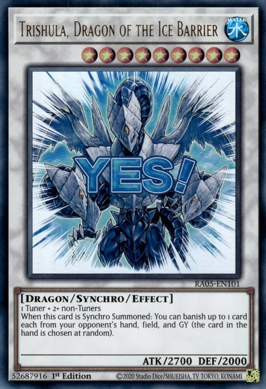 Trishula, Dragon of the Ice Barrier (RA05-EN101) (Rarity Collection 5)