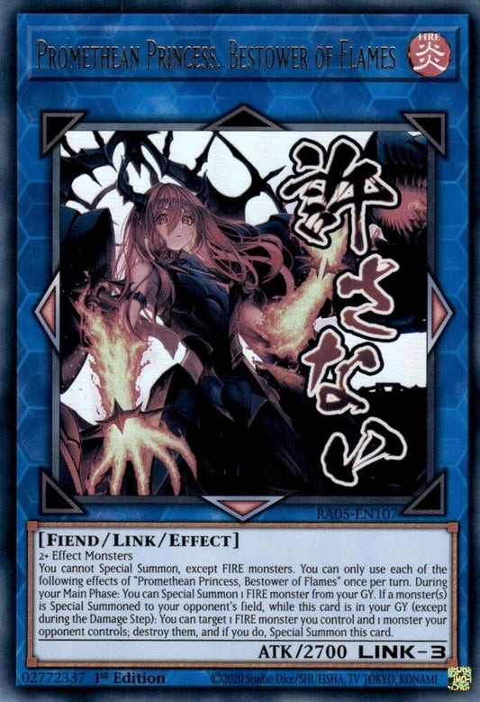 Promethean Princess, Bestower of Flames (RA05-EN107) (Rarity Collection 5)