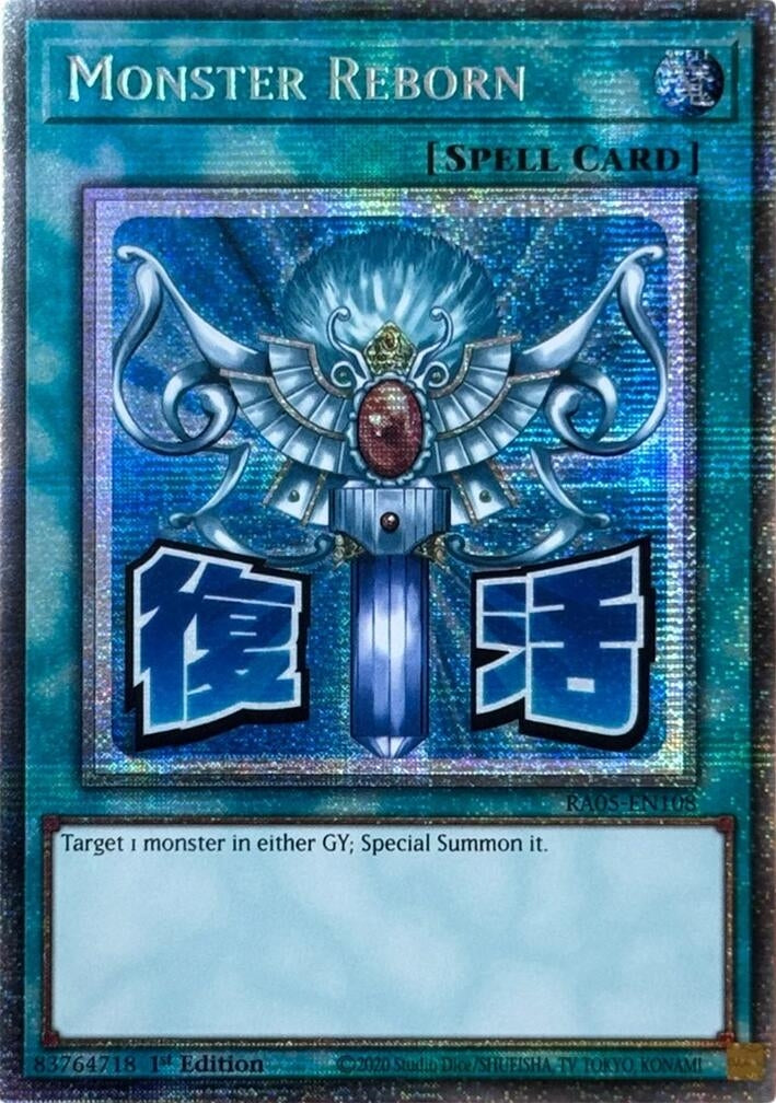 Monster Reborn (Starlight Rare) (RA05-EN108) (Rarity Collection 5)