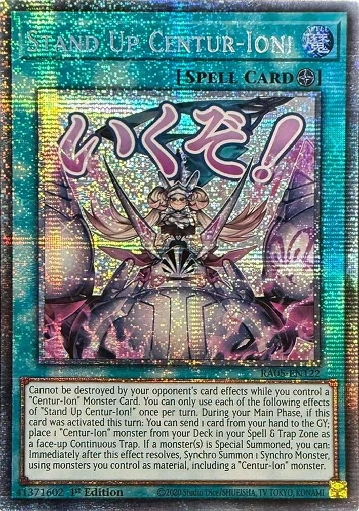 Stand Up Centur-Ion! (Starlight Rare) (RA05-EN122) (Rarity Collection 5)
