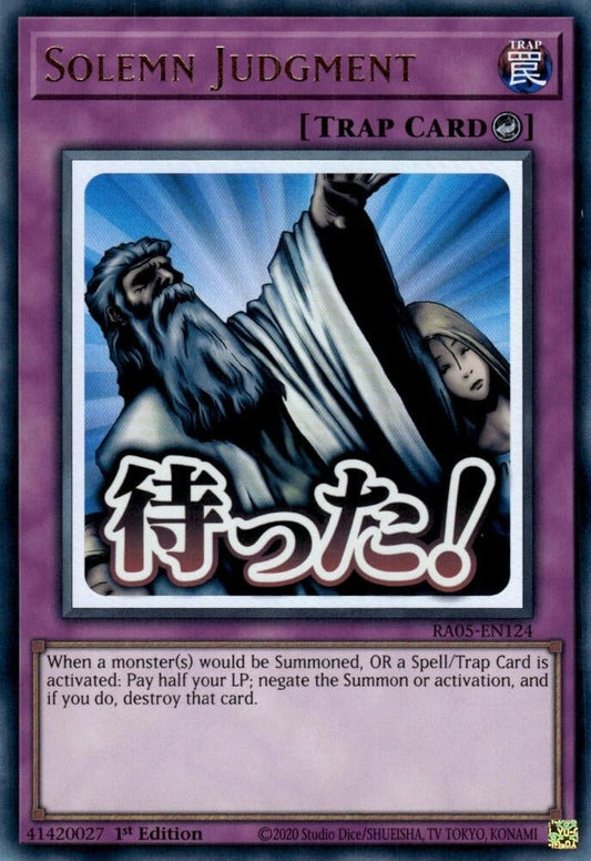 Solemn Judgment (RA05-EN124) (Rarity Collection 5)