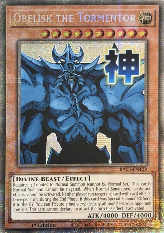 Obelisk the Tormentor (Starlight Rare) (RA05-EN129) (Rarity Collection 5)