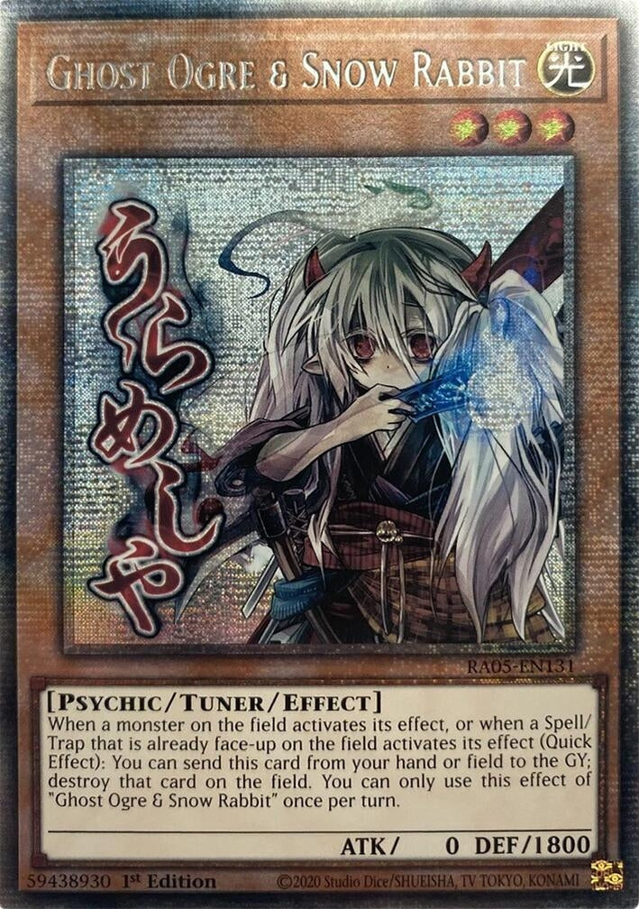 Ghost Ogre & Snow Rabbit (Starlight Rare) (RA05-EN131) (Rarity Collection 5)