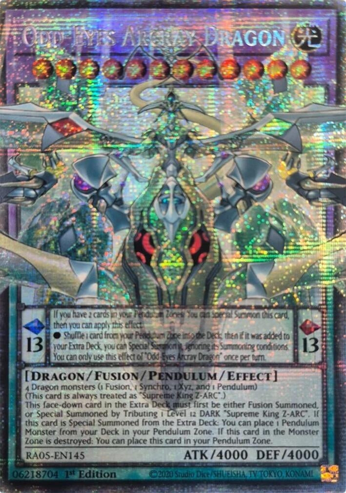 Odd-Eyes Arcray Dragon (Starlight Rare) (RA05-EN145) (Rarity Collection 5)