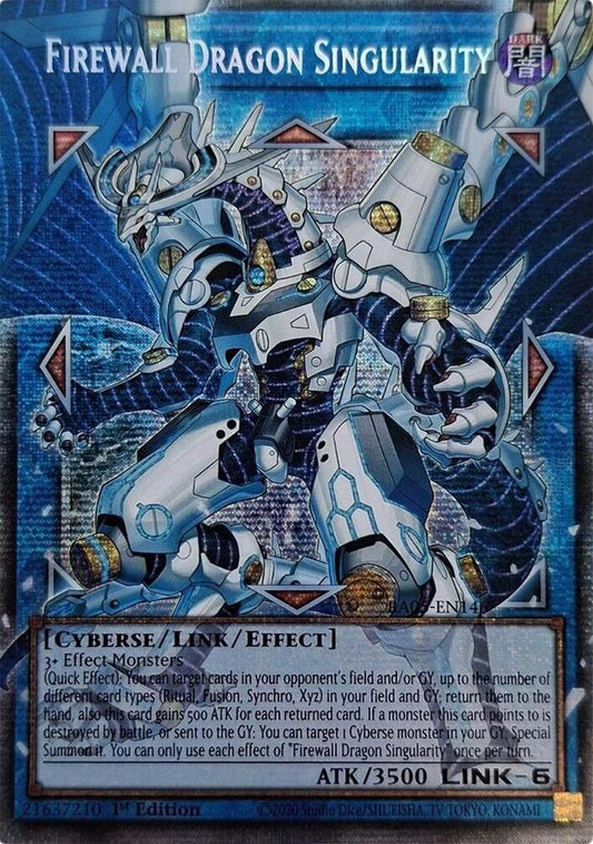 Firewall Dragon Singularity (Starlight Rare) (RA05-EN146) (Rarity Collection 5)