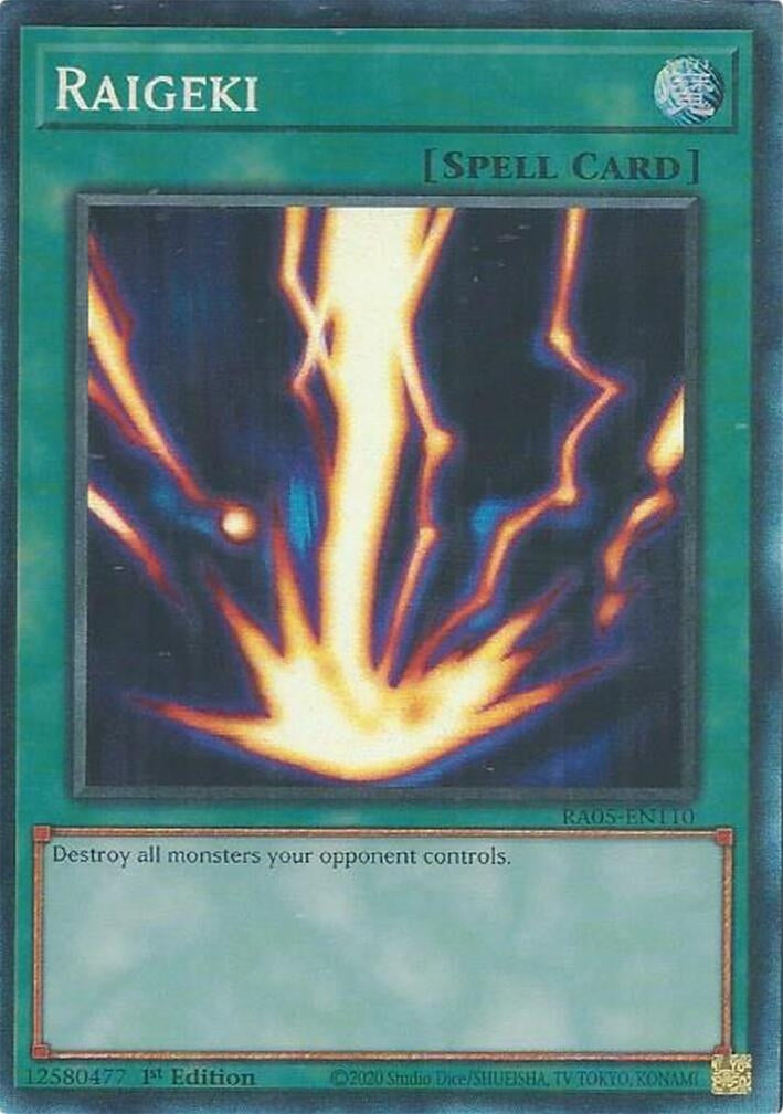 Raigeki (Collector's Rare) (RA05-EN110) (Rarity Collection 5)