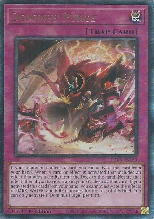 Dominus Purge (Ultimate Rare) (RA05-EN150) (Rarity Collection 5)