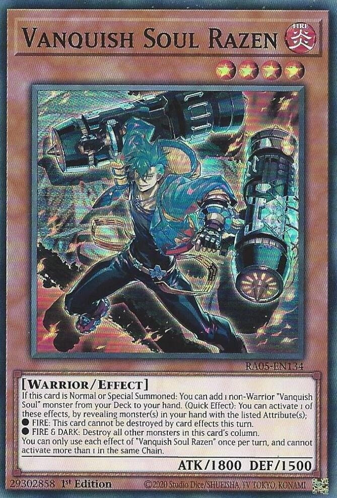 Vanquish Soul Razen (RA05-EN134) (Rarity Collection 5)