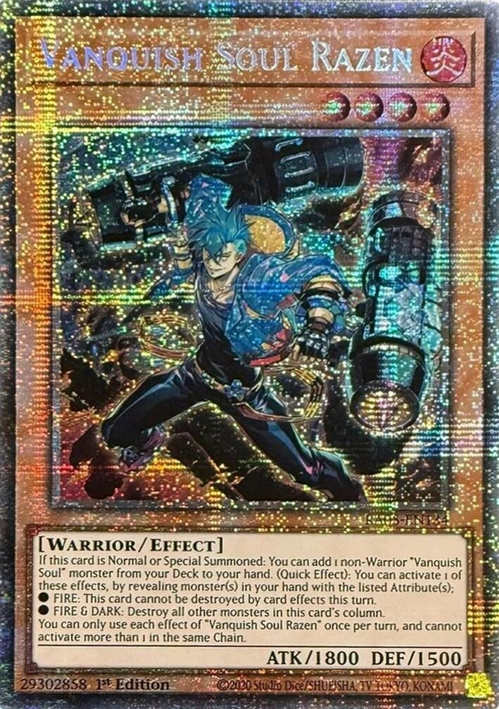 Vanquish Soul Razen (Starlight Rare) (RA05-EN134) (Rarity Collection 5)