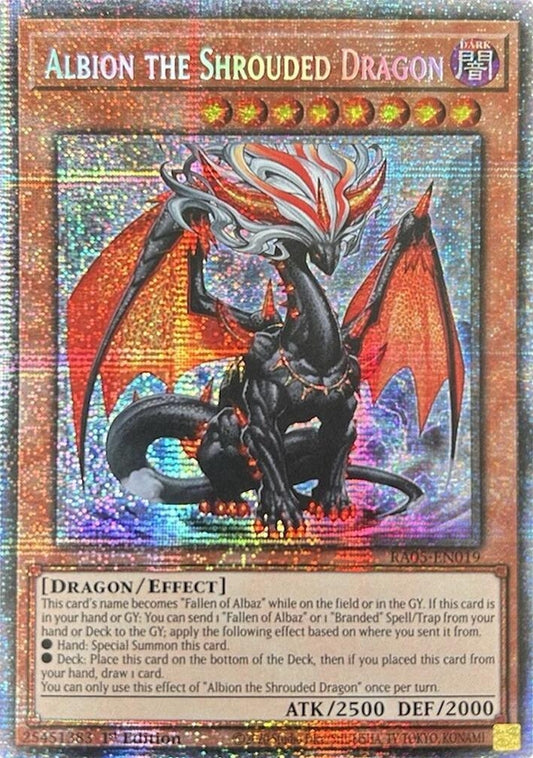 Albion the Shrouded Dragon (Starlight Rare) (RA05-EN019) (Rarity Collection 5)