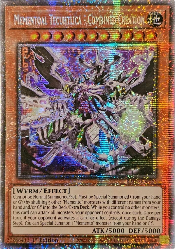 Mementoal Tecuhtlica - Combined Creation (Starlight Rare) (RA05-EN029) (Rarity Collection 5)