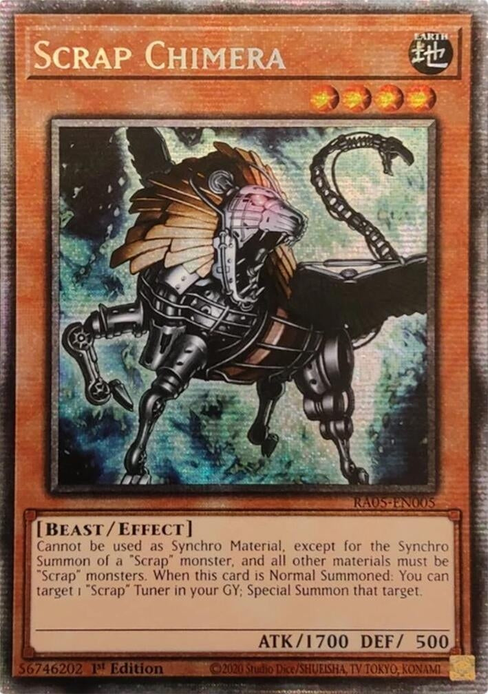 Scrap Chimera (Starlight Rare) (RA05-EN005) (Rarity Collection 5)