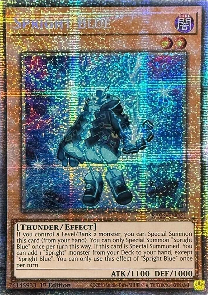 Spright Blue (Starlight Rare) (RA05-EN021) (Rarity Collection 5)