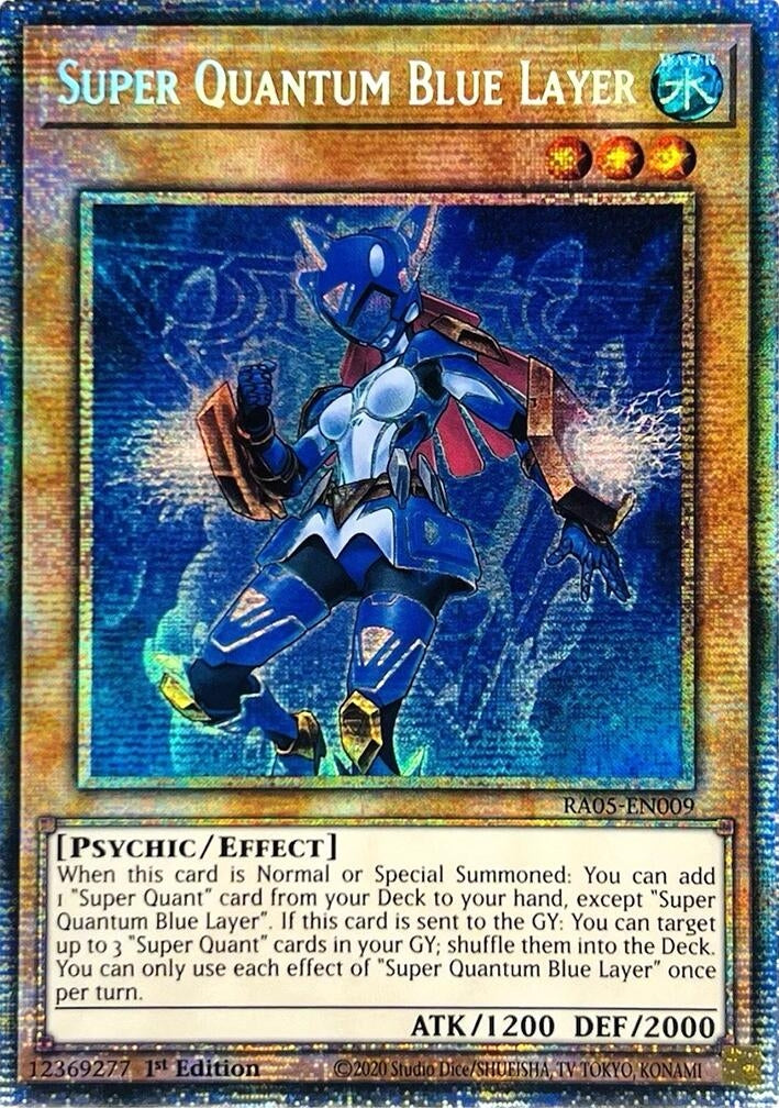 Super Quantum Blue Layer (Starlight Rare) (RA05-EN009) (Rarity Collection 5)