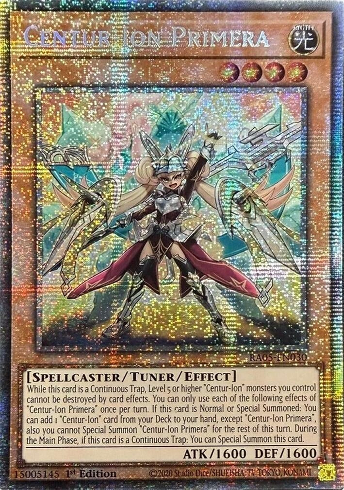 Centur-Ion Primera (Starlight Rare) (RA05-EN030) (Rarity Collection 5)