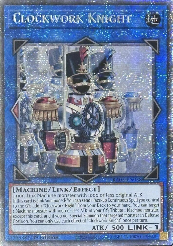 Image for Clockwork Knight (Starlight Rare) (RA05-EN058) (Rarity Collection 5) - YuGiOh