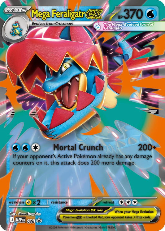 Image for Mega Feraligatr ex - 036 (036) (ME: Mega Evolution Promo) - Pokemon