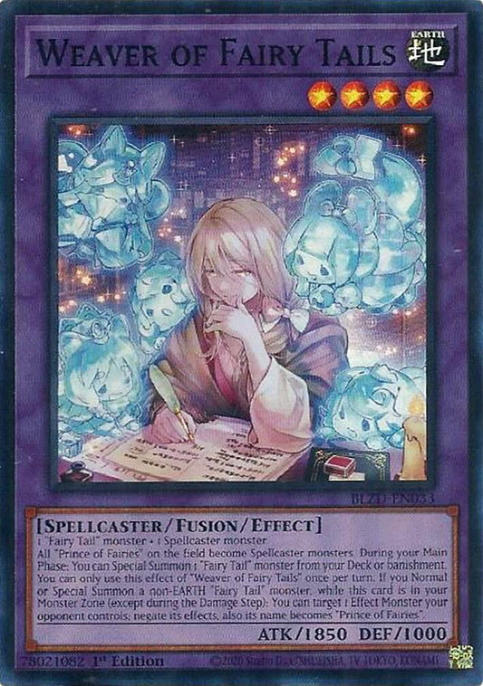 Image for Weaver of Fairy Tails (BLZD-EN033) (Blazing Dominion) - YuGiOh