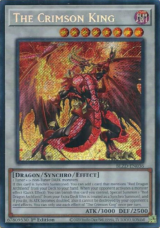 Image for The Crimson King (BLZD-EN036) (Blazing Dominion) - YuGiOh