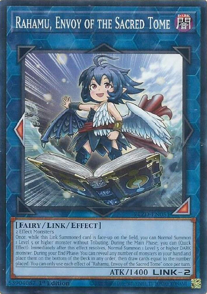 Image for Rahamu, Envoy of the Sacred Tome (BLZD-EN051) (Blazing Dominion) - YuGiOh