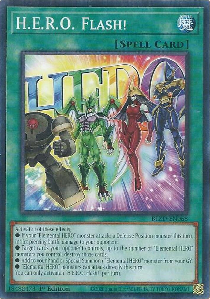 Image for H.E.R.O. Flash! (BLZD-EN068) (Blazing Dominion) - YuGiOh