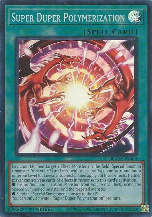 Image for Super Duper Polymerization (BLZD-EN069) (Blazing Dominion) - YuGiOh