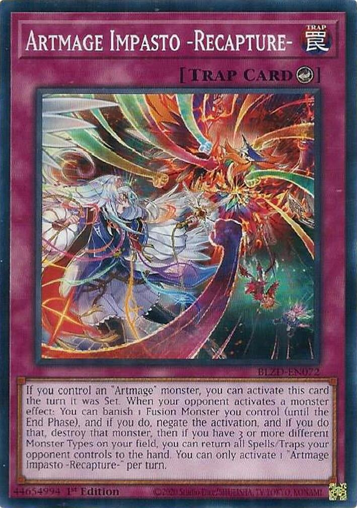 Image for Artmage Impasto -Recapture- (BLZD-EN072) (Blazing Dominion) - YuGiOh