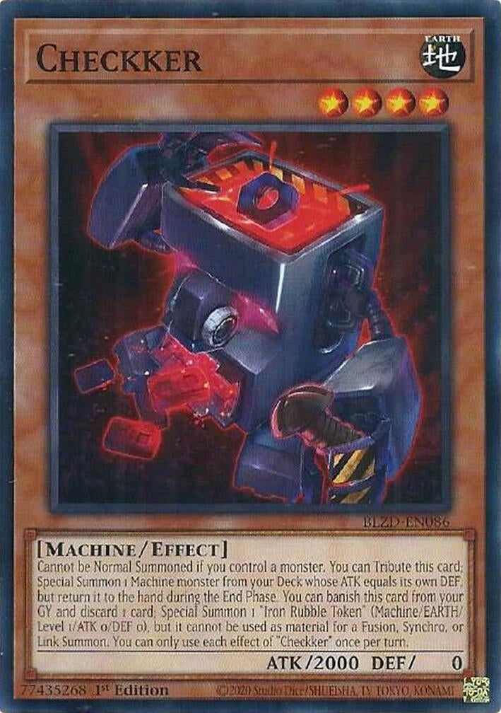 Image for Checkker (BLZD-EN086) (Blazing Dominion) - YuGiOh