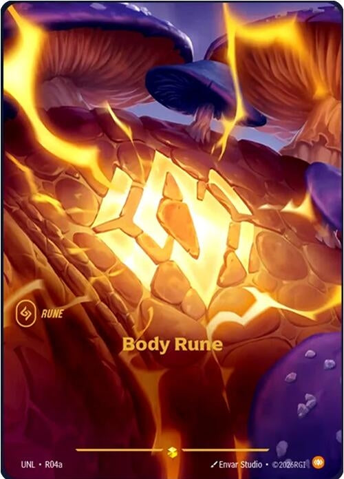 Image for Body Rune (Alternate Art) (R04a) (Unleashed) - Riftbound: League of Legends Trading Card Game