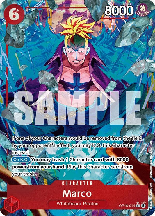 Image for Marco (Alternate Art) (OP16-014) (The Time of Battle) - One Piece Card Game