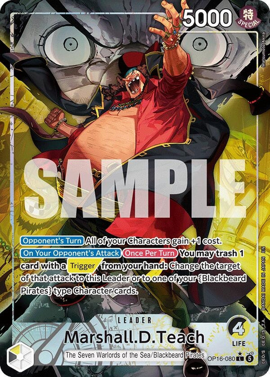 Image for Marshall.D.Teach (080) (Alternate Art) (OP16-080) (The Time of Battle) - One Piece Card Game