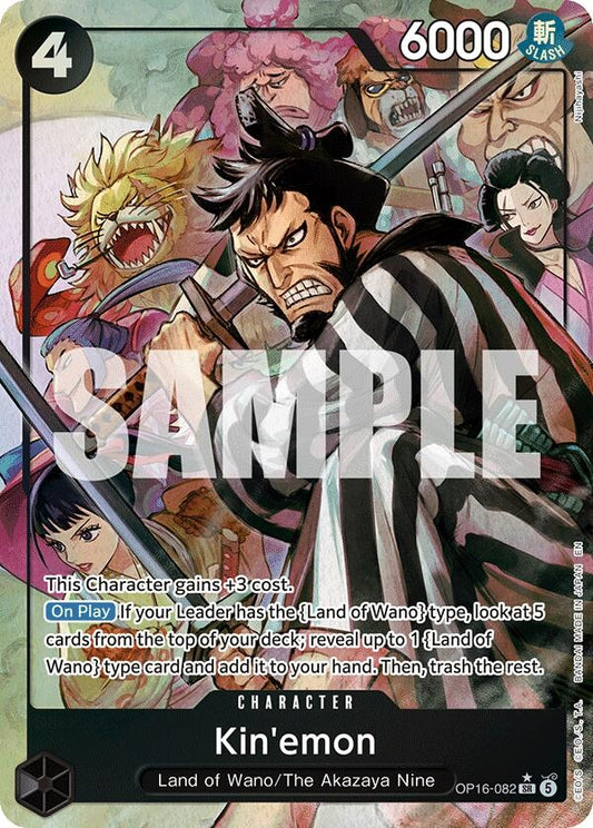 Image for Kin'emon (Alternate Art) (OP16-082) (The Time of Battle) - One Piece Card Game