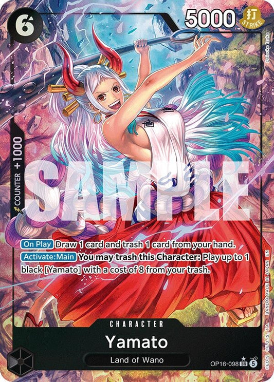 Image for Yamato (098) (Alternate Art) (OP16-098) (The Time of Battle) - One Piece Card Game